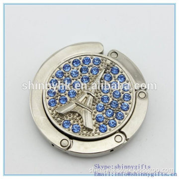 Metal foldable paris souvenir holder for ladies